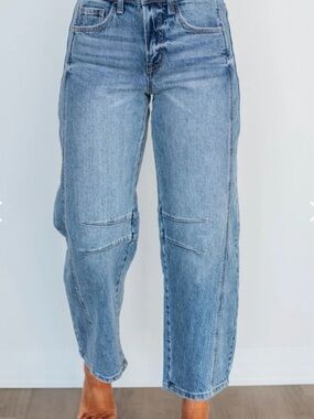 Vervet Cropped Barrel Leg Women's Jeans